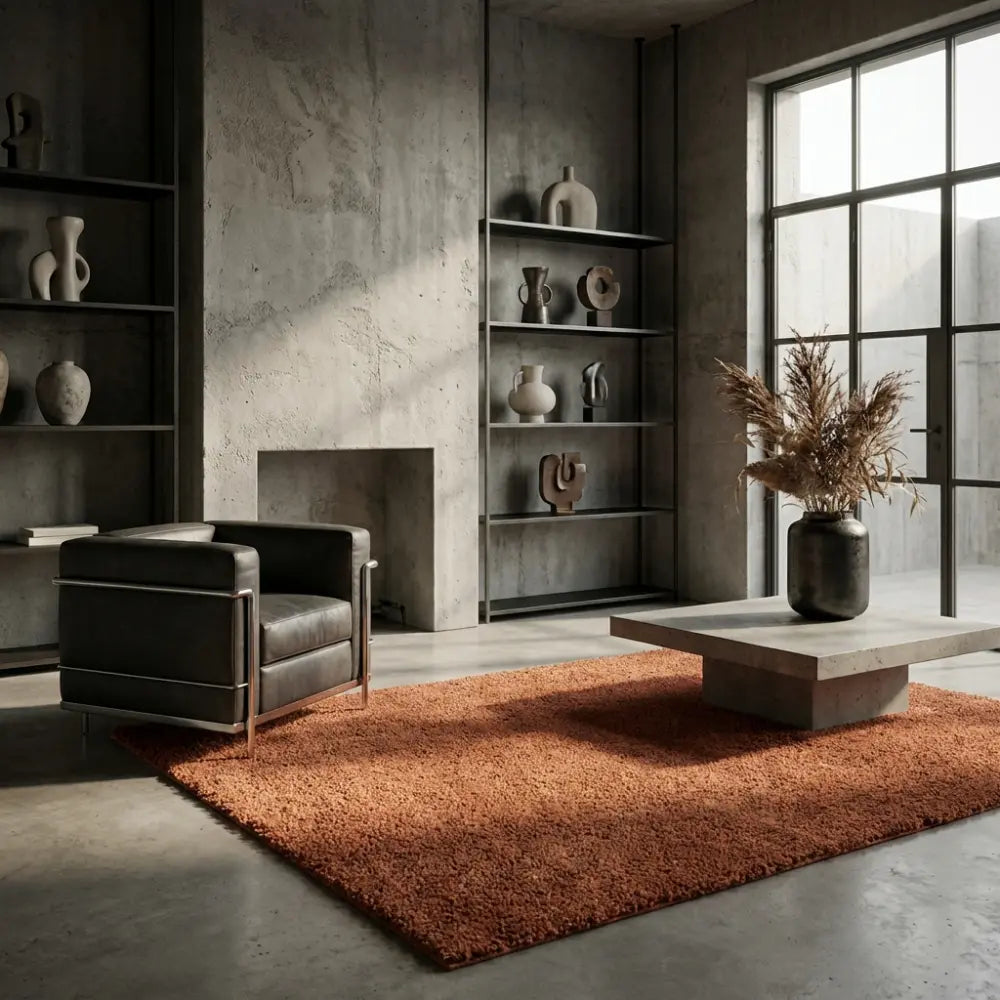 Small Orange Rugs