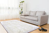 Asiatic plush plush white Ivory Living Room Shaggy Rug.