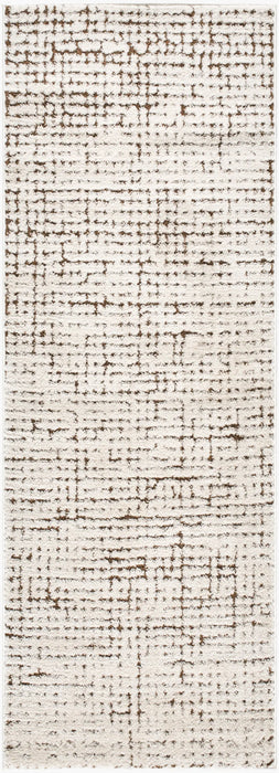 KAELIE Our PNW Home x Livabliss Scandi High Pile Ivory/Brown Rug