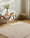 AMINA Our PNW Home x Livabliss Scandi High Pile Light Beige/Light Brown Rug