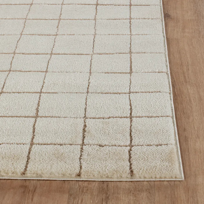 AMINA Our PNW Home x Livabliss Scandi High Pile Ivory Rug