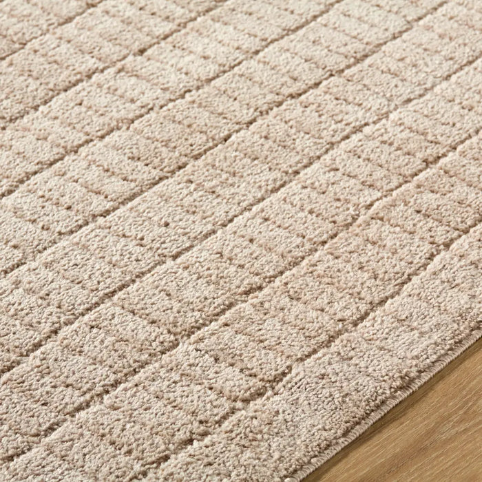 ELIANA Our PNW Home x Livabliss Scandi High Pile Light Beige Rug