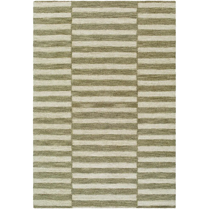 Our Pnw Home Idaho Hand Tufted Green Cream Wool Modern Living Dining Bedroom PNWID2300 Rug