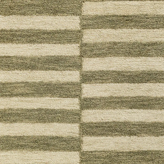 Our Pnw Home Idaho Hand Tufted Green Cream Wool Modern Living Dining Bedroom PNWID2300 Rug