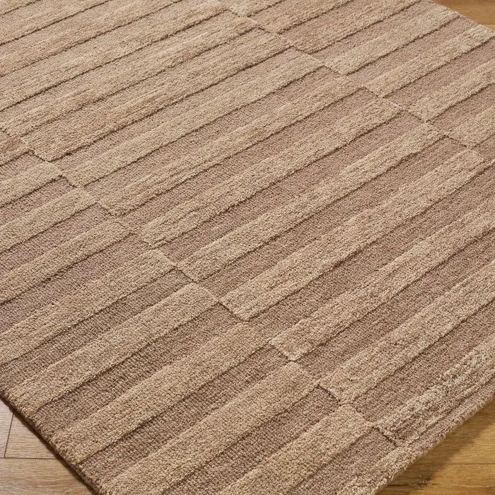 Our Pnw Home Idaho Hand Tufted Beige Taupe Wool Modern Living Dining Bedroom PNWID2302 Rug
