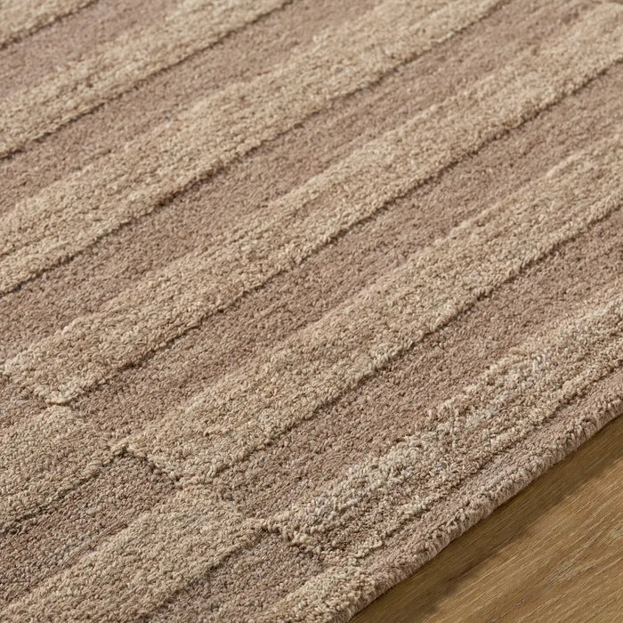 Our Pnw Home Idaho Hand Tufted Beige Taupe Wool Modern Living Dining Bedroom PNWID2302 Rug