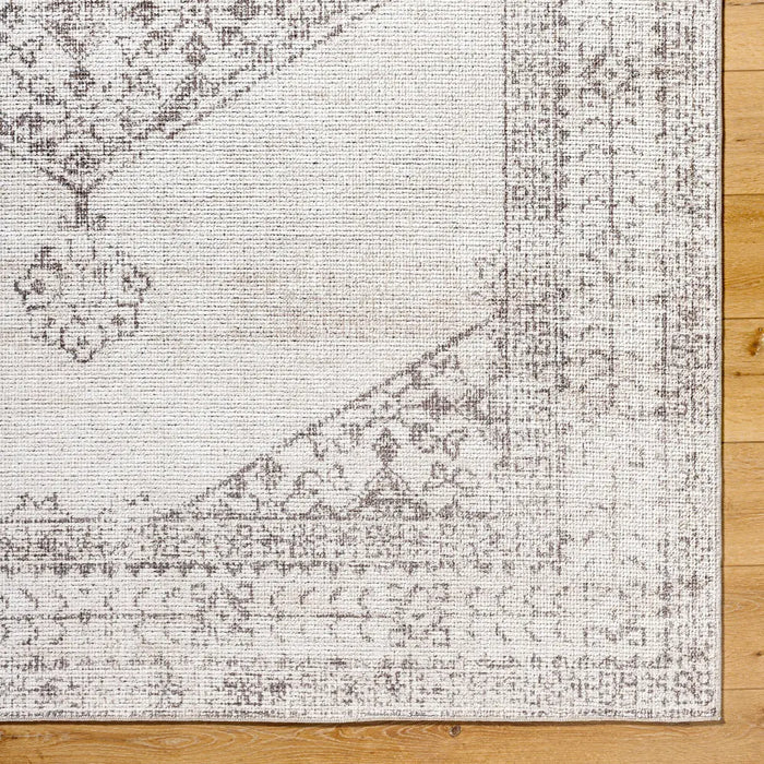 Olympic Our Pnw Home X Livabliss Vintage Oriental Boho Tan/Cream Rug