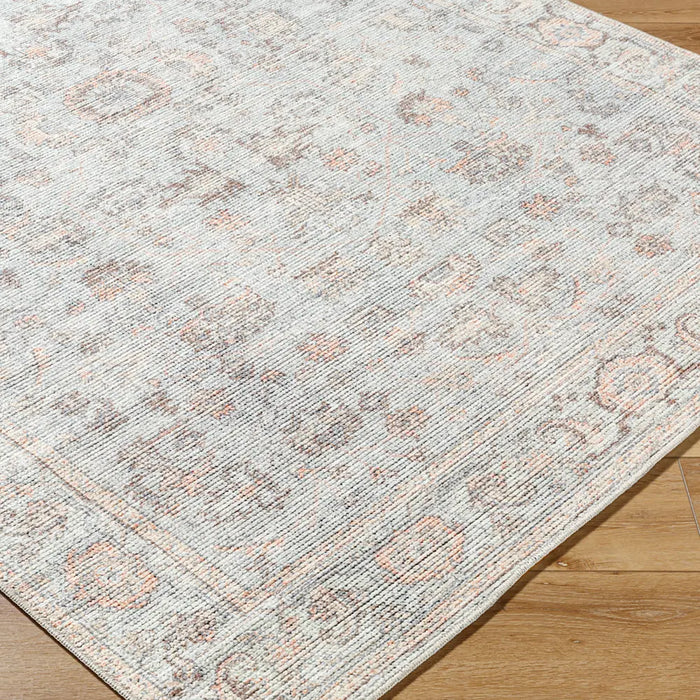 Olympic Our Pnw Home X Livabliss Vintage Oriental Boho Grey/Tan Rug