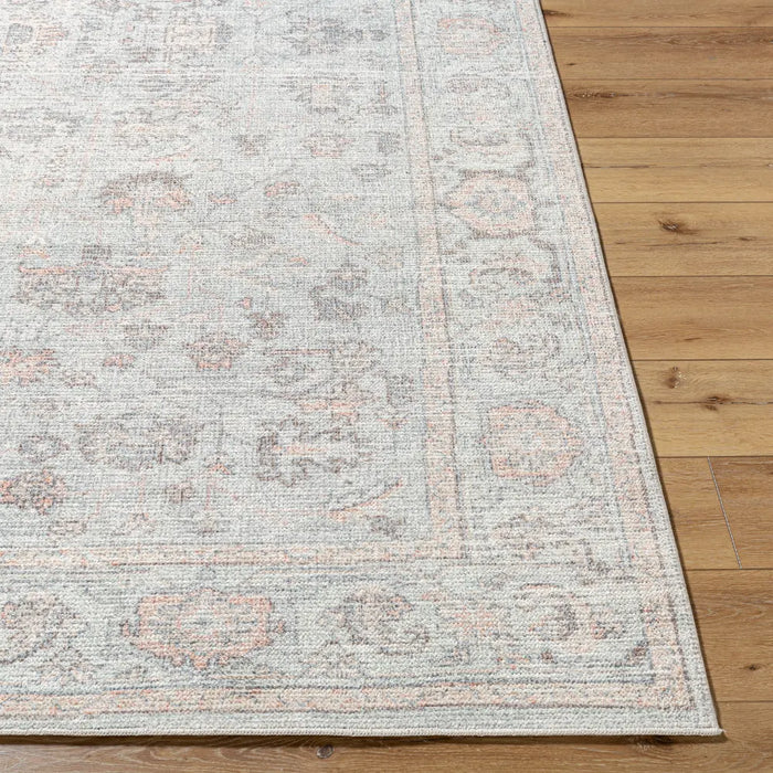 Olympic Our Pnw Home X Livabliss Vintage Oriental Boho Grey/Tan Rug