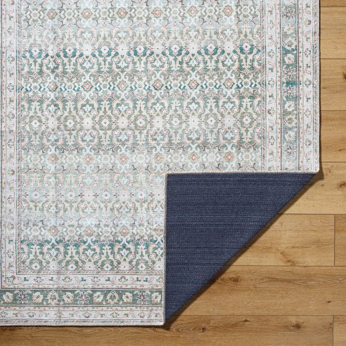ARMITA Our PNW Home x Livabliss Machine Washable Oriental Boho Olive Rug