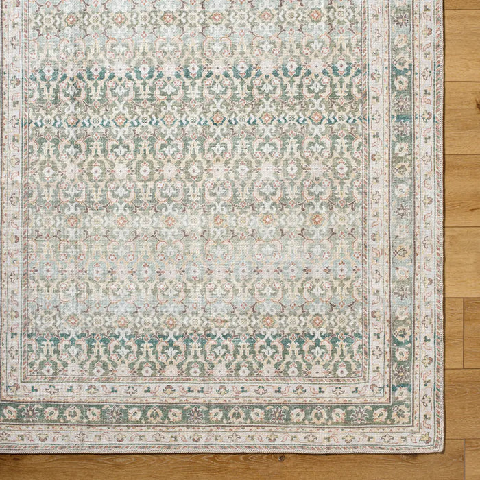 ARMITA Our PNW Home x Livabliss Machine Washable Oriental Boho Olive Rug