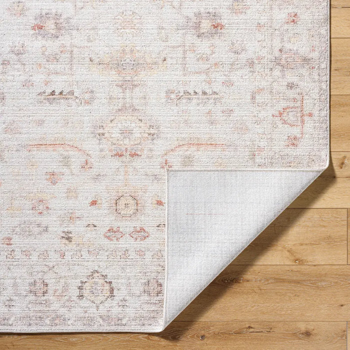 REESHA Our PNW Home x Livabliss Vintage Traditional Oriental Boho Ivory/Rust Rug
