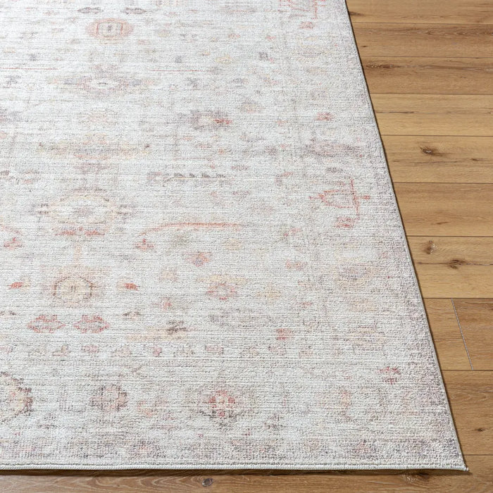 REESHA Our PNW Home x Livabliss Vintage Traditional Oriental Boho Ivory/Rust Rug