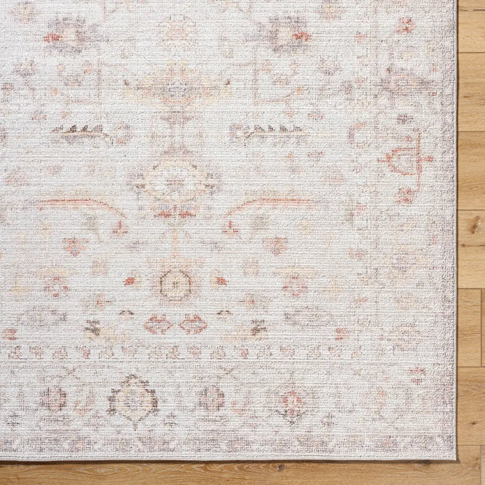 REESHA Our PNW Home x Livabliss Vintage Traditional Oriental Boho Ivory/Rust Rug