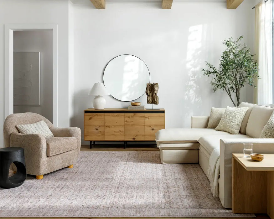 GOKILA Our PNW Home x Livabliss Vintage Traditional Oriental Boho Rust Rug