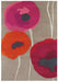 Sanderson sanderson poppies red orange 45700 Multicoloured, Orange, Red Living Room Wool Rug.