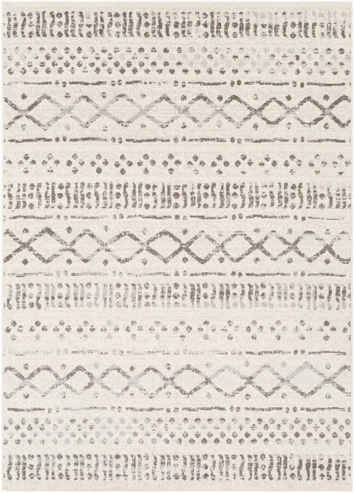 HATIVI Scandi Global Light Grey Rug