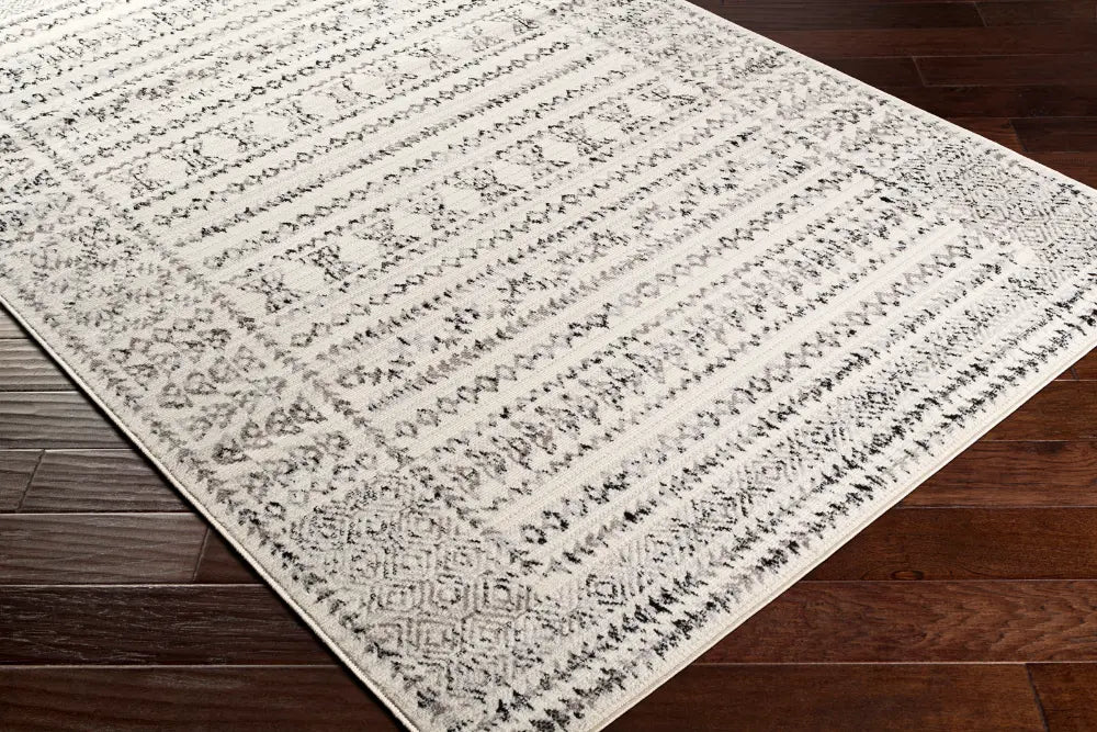 OLIMPIA Scandi Geometric Light Grey Rug