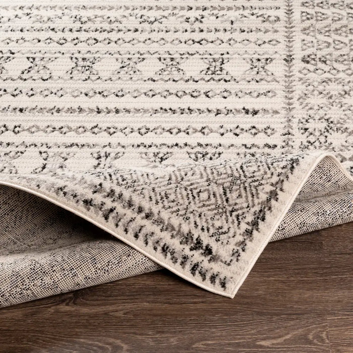OLIMPIA Scandi Geometric Light Grey Rug