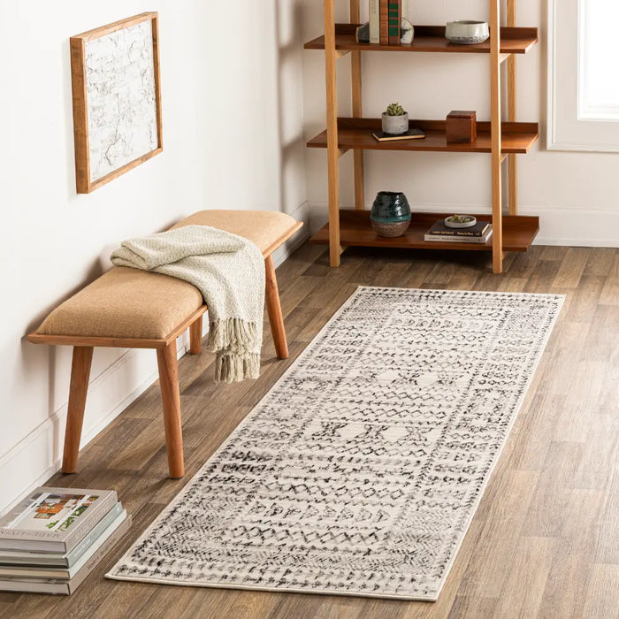 OLIMPIA Scandi Geometric Light Grey Rug