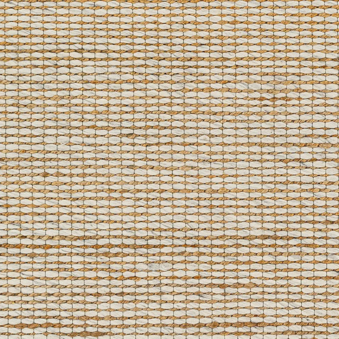 Priya Hand Woven Off-White Tan Jute Wool Modern High Pile Living Dining Bedroom PYA2303 Rug