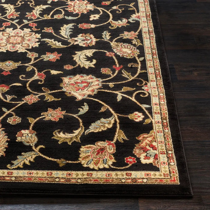 BEKURI Scandi Traditional Boho Black Rug