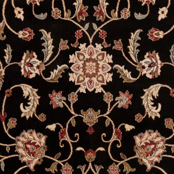 BEKURI Scandi Traditional Boho Black Rug