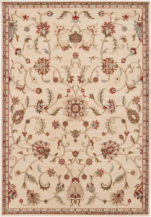 KABANI Scandi Traditional Boho Khaki Rug