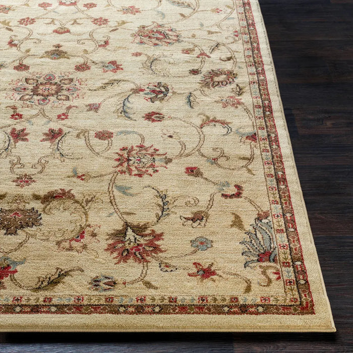 KABANI Scandi Traditional Boho Khaki Rug