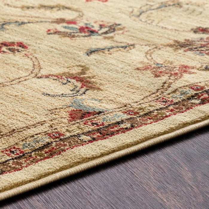 KABANI Scandi Traditional Boho Khaki Rug