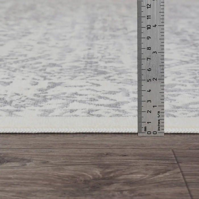 MARGAUX Vintage Traditional Oriental Boho Grey/Ivory Rug