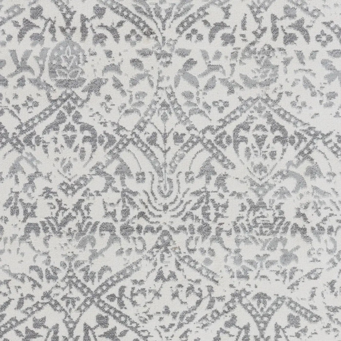 MARGAUX Vintage Traditional Oriental Boho Grey/Ivory Rug