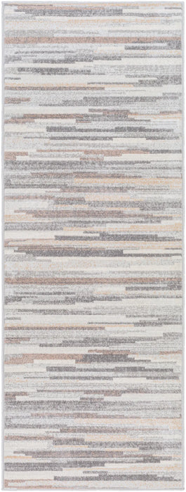 OLIVIA Scandi Modern Medium Gray/Tan/White Rug