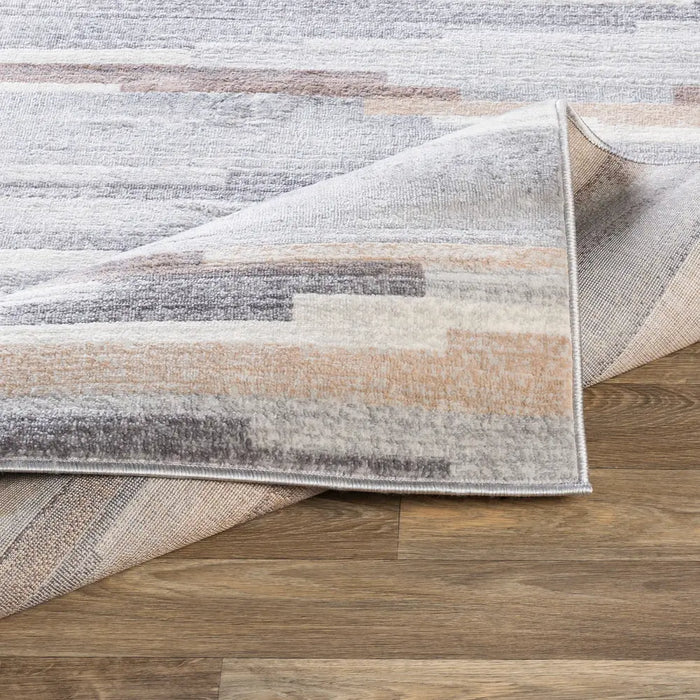 OLIVIA Scandi Modern Medium Gray/Tan/White Rug