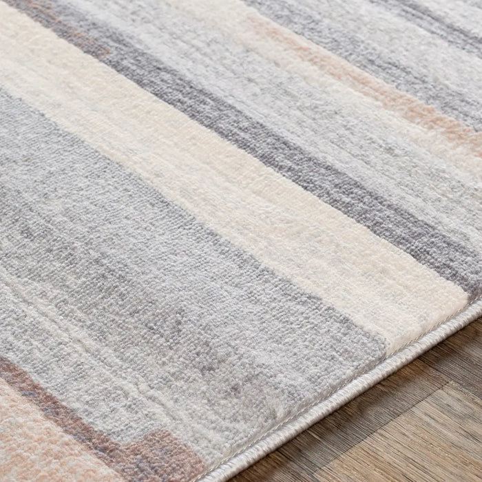 OLIVIA Scandi Modern Medium Gray/Tan/White Rug