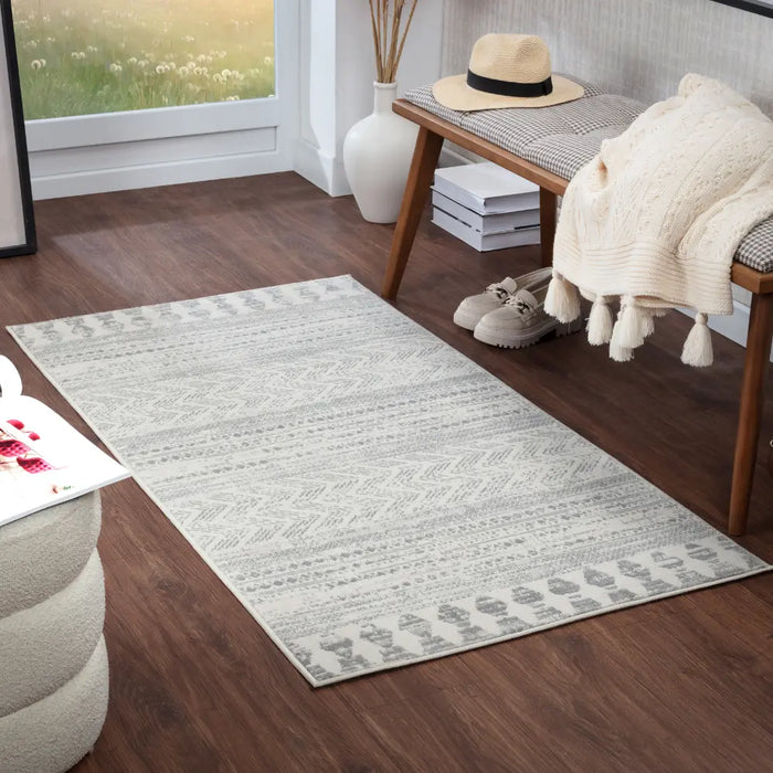LOUNA Scandi Modern Grey/Taupe Rug