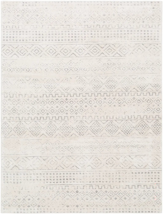 Induja Berber Modern High Pile Cream Rug
