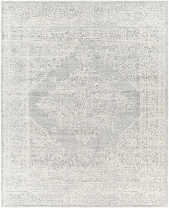CEREN Vintage Traditional Oriental Boho Grey Rug