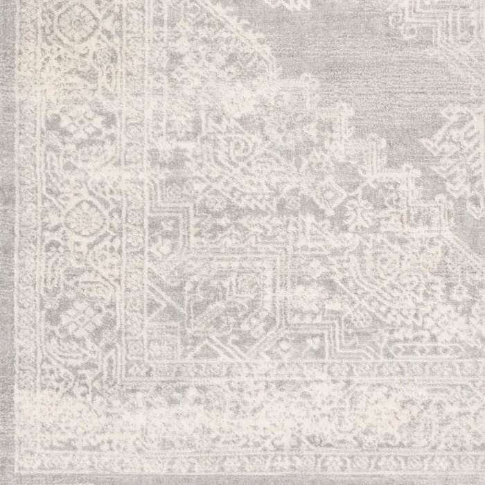 CEREN Vintage Traditional Oriental Boho Grey Rug