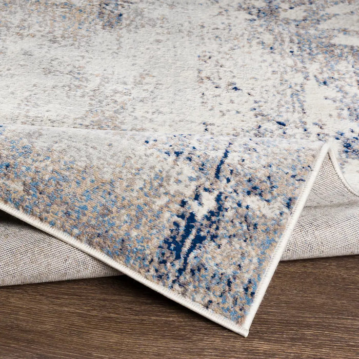 LOPIKA Abstract Modern Marble Grey Rug