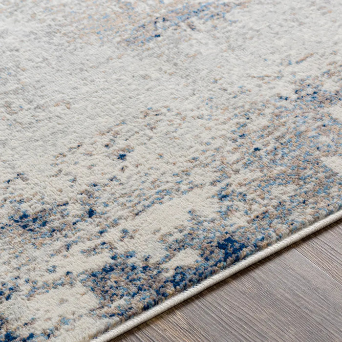 LOPIKA Abstract Modern Marble Grey Rug
