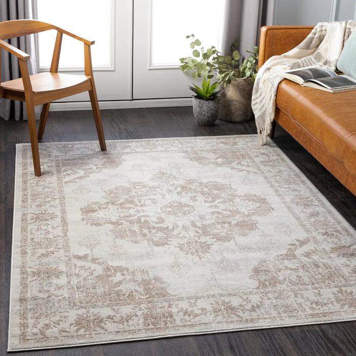 SHAWNA Vintage Traditional Oriental Boho Yellow Rug