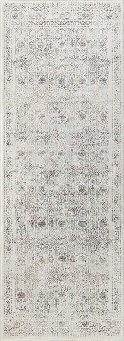 VICKY Vintage Traditional Oriental Boho Medium Grey Rug