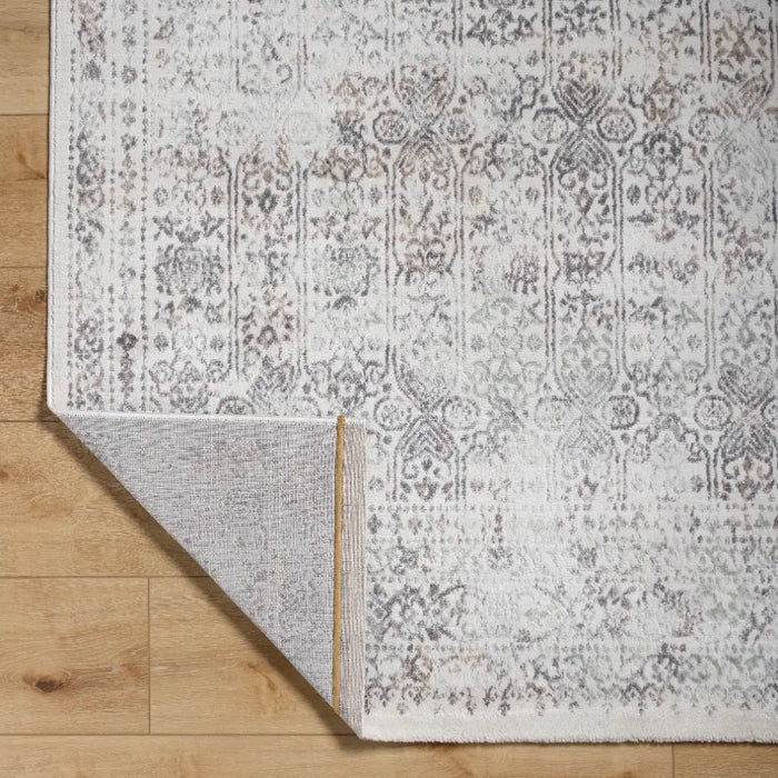 VICKY Vintage Traditional Oriental Boho Medium Grey Rug