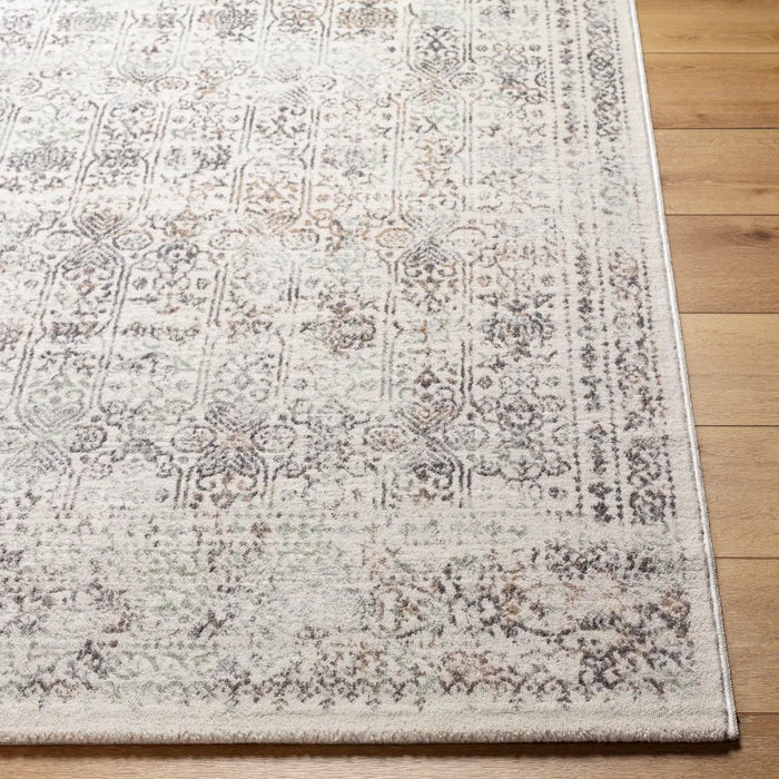 VICKY Vintage Traditional Oriental Boho Medium Grey Rug