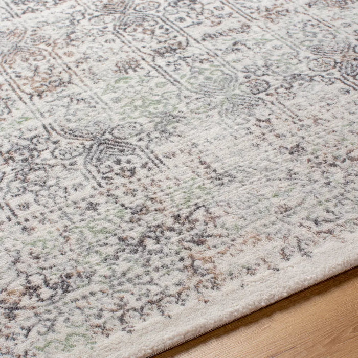 VICKY Vintage Traditional Oriental Boho Medium Grey Rug