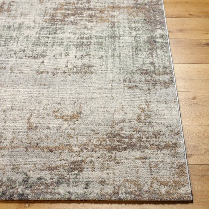 ALIX Abstract Modern Marble Dark Brown Rug