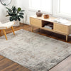 ALIX Abstract Modern Marble Dark Brown Rug