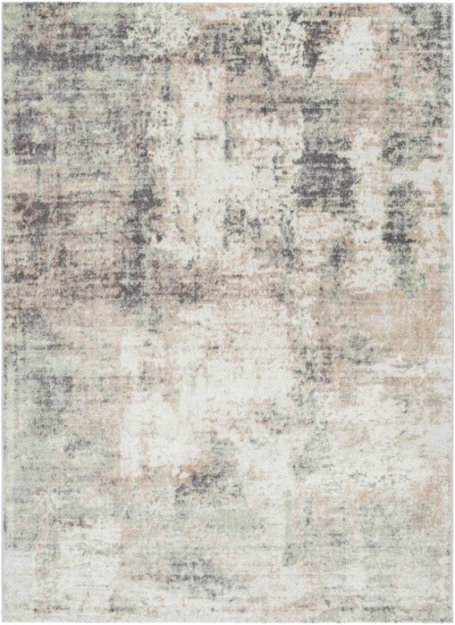 TOPAZ Abstract Modern Marble Light Brown/Charcoal Rug