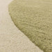 Asiatic canvas 01 reflect Green Living Room Wool Rug.